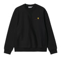 Carhartt Felpa American Script Unisex I025475 Black - Nero