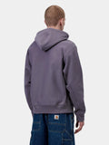Carhartt Felpa Cappuccio American Script Unisex I028279 Shady Purple - Viola