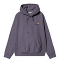 Carhartt Felpa Cappuccio American Script Unisex I028279 Shady Purple - Viola