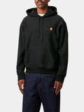 Carhartt Felpa Cappuccio American Script Unisex I028279 Black - Nero