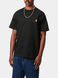 Carhartt T-shirt American Script Unisex I029956 Black - Nero