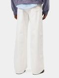 Carhartt Jeans Wide Jane Donna I030497 White - Bianco