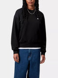 Carhartt Felpa Casey Donna I032643 Black / Silver - Nero