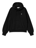 Carhartt Felpa Cappuccio Donna I032644 Black / Silver - Nero