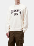 Carhartt Pullover Unisex I036847 Wax / Black - Bianco