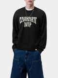 Carhartt Pullover Unisex I036847 Black / Wax - Nero