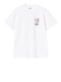Carhartt T-shirt Playing Cards Unisex I036895 White - Bianco