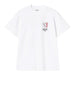 carhartt t shirt playing cards unisex i036895 white bianco 169363525