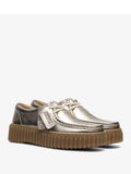 Clarks Scarpa Stringata Torhill Donna TORHILL BEE Gold Leather - Oro