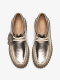 Clarks Scarpa Stringata Torhill Donna TORHILL BEE Gold Leather - Oro