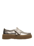 Clarks Scarpa Stringata Torhill Donna TORHILL BEE Gold Leather - Oro
