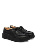 Clarks Scarpa Stringata Torhill Donna TORHILL BEE Black Leather - Nero