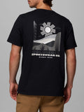 Columbia T-shirt Back Graphic Uomo 2155021 Black Sunscape - Nero