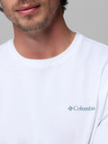 Columbia T-shirt Uomo 2155021 White Shining - Bianco