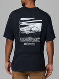 Columbia T-shirt Heavyweight Back Graphic Uomo 2155041 Black Photorea - Nero