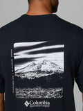 Columbia T-shirt Heavyweight Back Graphic Uomo 2155041 Black Photorea - Nero