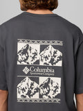 Columbia T-shirt Heavyweight Iconic Uomo 2155061 Shark Repeated - Grigio
