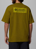 Columbia T-shirt Heavyweight Iconic Uomo 2155061 Mossy Green cs - Verde