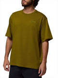 Columbia T-shirt Heavyweight Iconic Uomo 2155061 Mossy Green cs - Verde