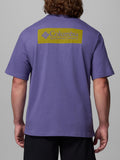 Columbia T-shirt Heavyweight Iconic Uomo 2155061 Stormwatch Csc - Viola