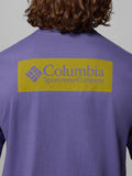Columbia T-shirt Heavyweight Iconic Uomo 2155061 Stormwatch Csc - Viola