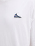 Converse T-shirt Sneaker Patch Uomo CVM6T066 White 10a - Bianco