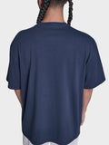 Converse T-shirt Sneaker Patch Uomo CVM6T066 Converse Navy - Blu