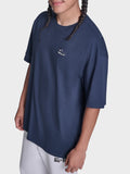 Converse T-shirt Sneaker Patch Uomo CVM6T066 Converse Navy - Blu