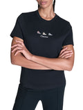 Converse T-shirt Donna CVW5T753 Converse Black - Nero