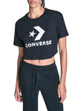 Converse T-shirt Star Chevron Donna CVW5T855 Converse Black - Nero