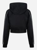 Converse Felpa Cappuccio Knock Put Donna CVW6H018 Converse Black - Nero