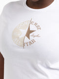 Converse T-shirt Donna CVW6T088 White 10a - Bianco