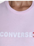 Converse T-shirt Apple Donna CVW6T108 New Found Bloom - Rosa