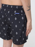 County of Milan Shorts Mare Uomo COMAS260633 Black/ White - Nero