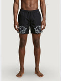 County of Milan Shorts Mare Snakes Uomo COMAS260651 Black Snake - Nero