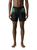 County of Milan Shorts Mare Wings Uomo COMAS260659 Black / Yellow Wings - Nero