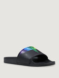 County of Milan Ciabatte Uomo COMAS260895 Black / Rainbow Wings - Nero