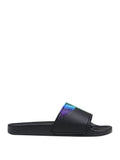 County of Milan Ciabatte Uomo COMAS260895 Black / Rainbow Wings - Nero