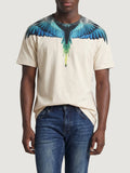 County of Milan T-shirt Uomo S6CMMATH022 Cocco/coconut - Avorio