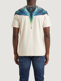 County of Milan T-shirt Uomo S6CMMATH022 Cocco/coconut - Avorio