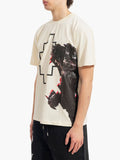 County of Milan T-shirt Uomo S6CMMATH043 Cocco/coconut - Avorio