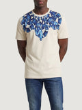 County of Milan T-shirt Uomo S6CMMATH062 Cocco/coconut - Avorio