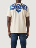 County of Milan T-shirt Uomo S6CMMATH062 Cocco/coconut - Avorio