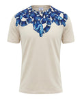 County of Milan T-shirt Uomo S6CMMATH062 Cocco/coconut - Avorio