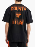 County of Milan T-shirt Uomo S6CMMATH102 - Nero
