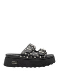 Cult Sandalo Janis Donna CLW474000 Black/silver Bubble Studs - Nero