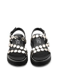 Cult Sandalo Donna CLW477000 Black/studs - Nero