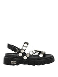 Cult Sandalo Donna CLW477000 Black/studs - Nero