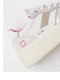 Date Sneakers Court Platform Donna W441-CP-LM White Silver - Bianco