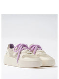 Date Sneakers Court Platform Donna W441-CP-TC Ivory - Avorio